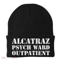 Alcatraz Psych Ward Outpatient Funny Prisoner Beanie thumb 0