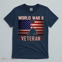 American Patriot WWII Veteran Military World War 2 Veteran T-Shirt thumb 5