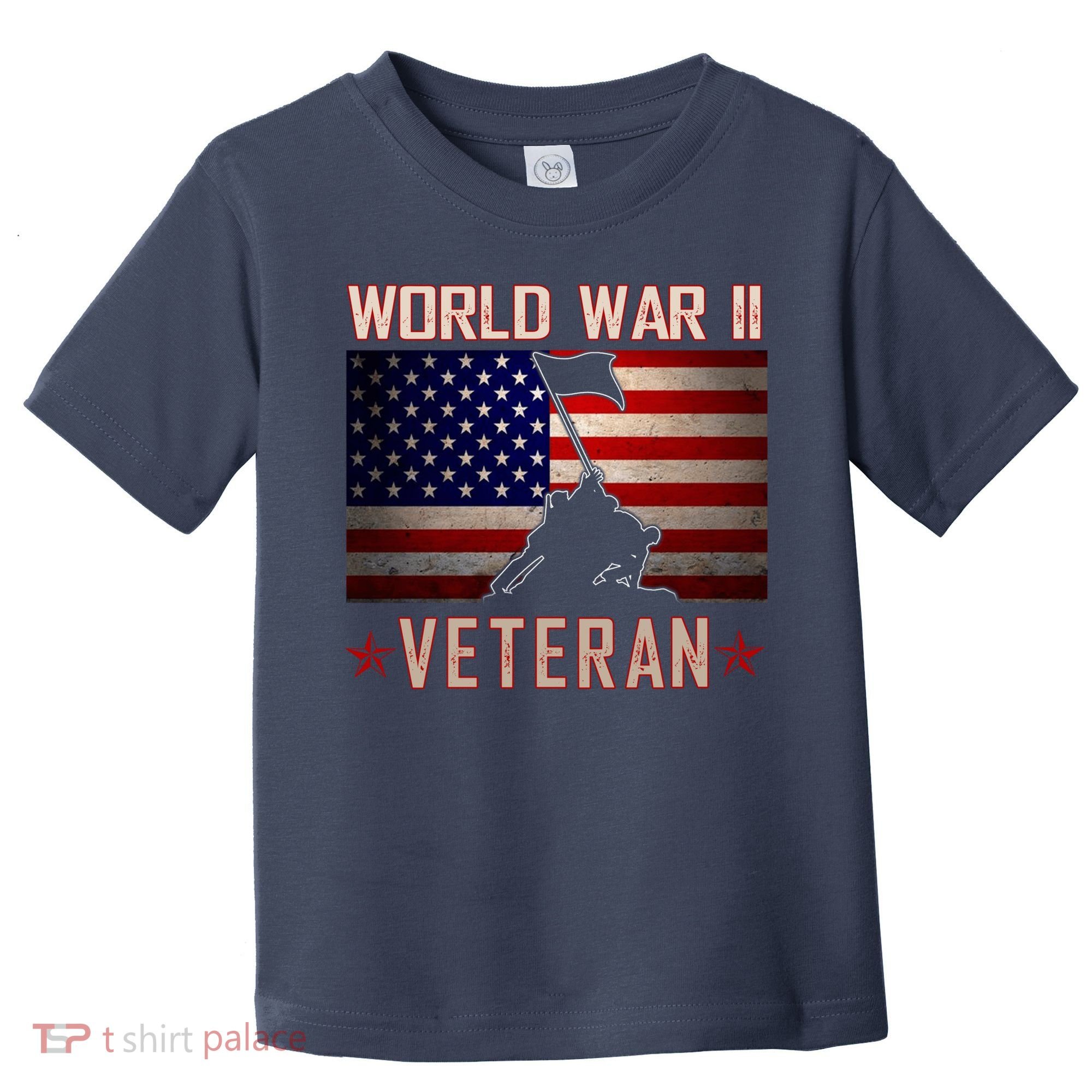 American Patriot WWII Veteran Military World War 2 Veteran Toddler T-Shirt