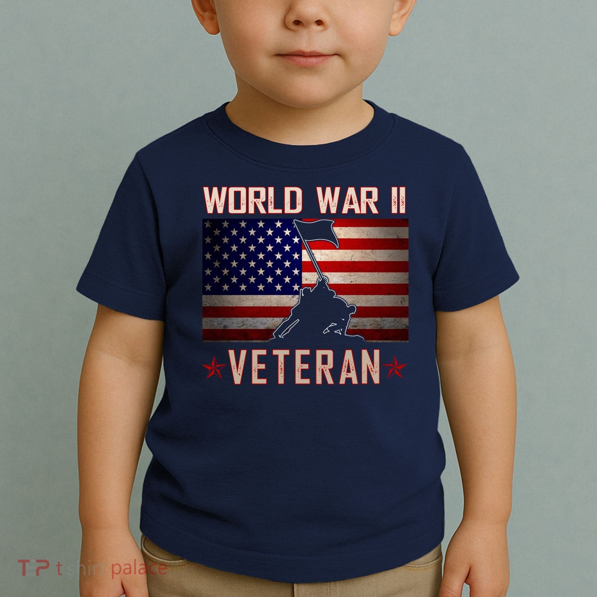 American Patriot WWII Veteran Military World War 2 Veteran Toddler T-Shirt