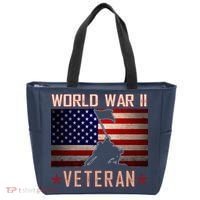 American Patriot WWII Veteran Military World War 2 Veteran Tote Bag thumb 0