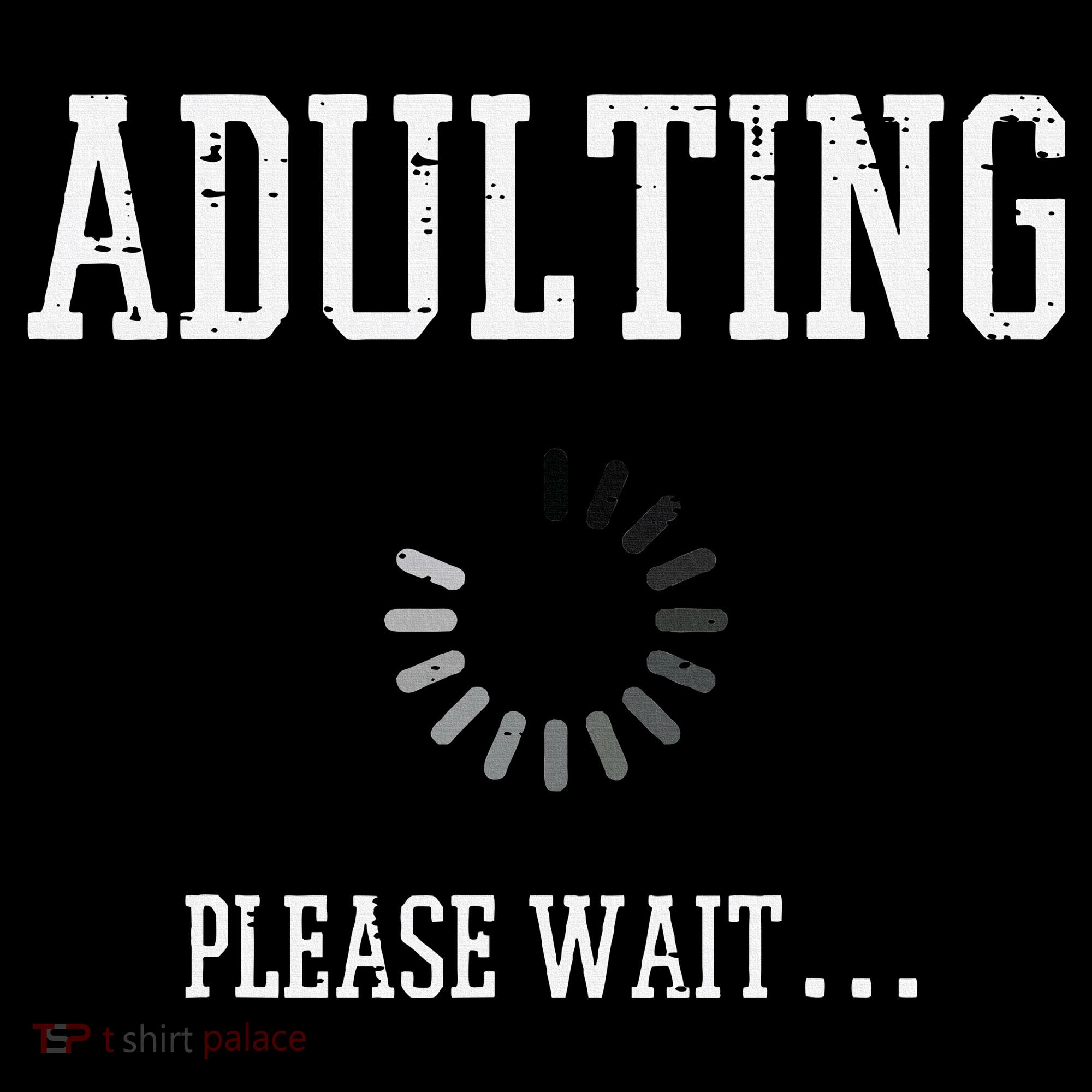 Adulting Please Wait Funny Saying 18th Birthday Women's Hoodie