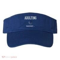 Adulting Please Wait Funny Saying 18th Birthday Visor thumb 0