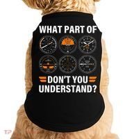 Airplane Pilot What Part Of Dont You Understand Aviation Doggie Tank thumb 0