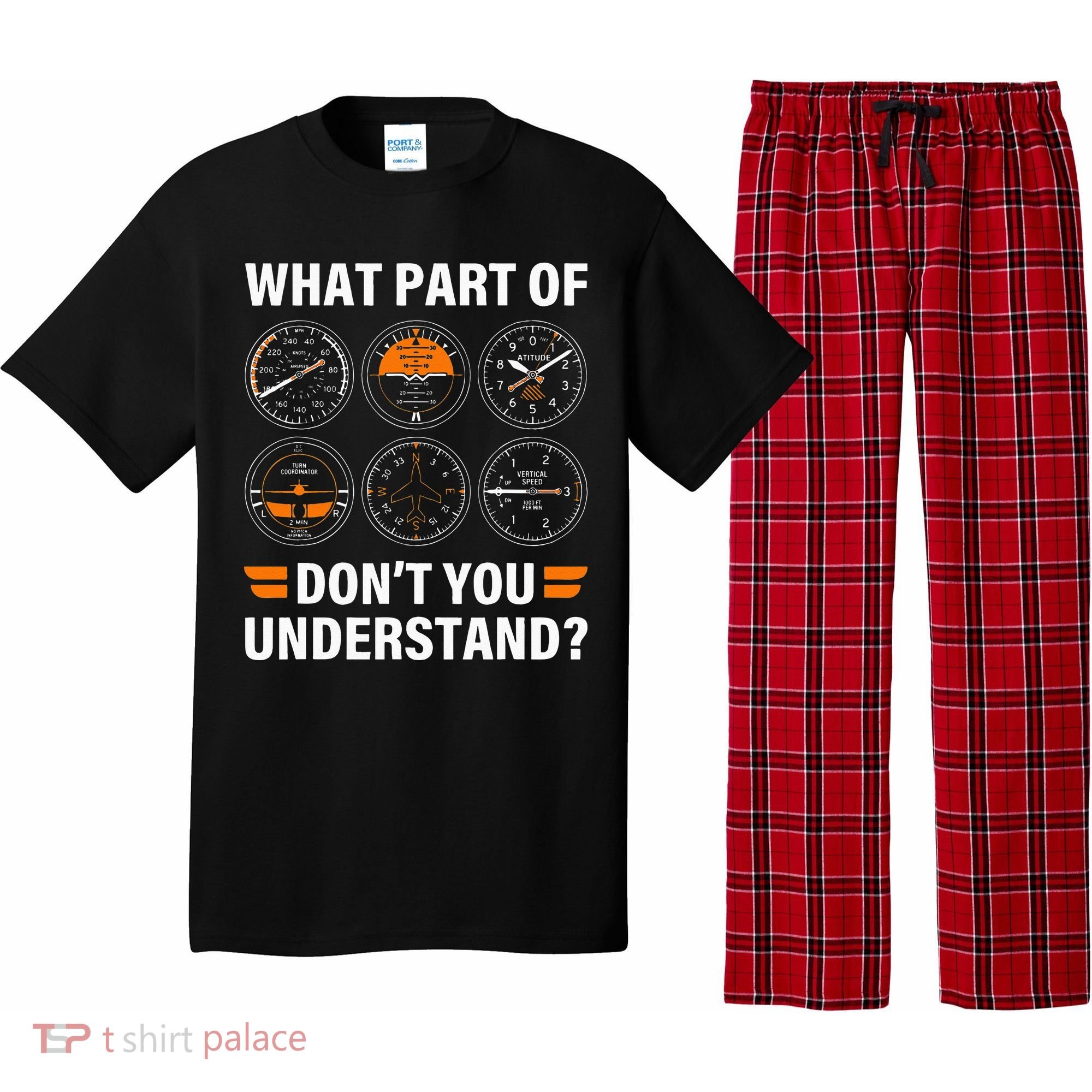 Airplane Pilot What Part Of Dont You Understand Aviation Pajama Set