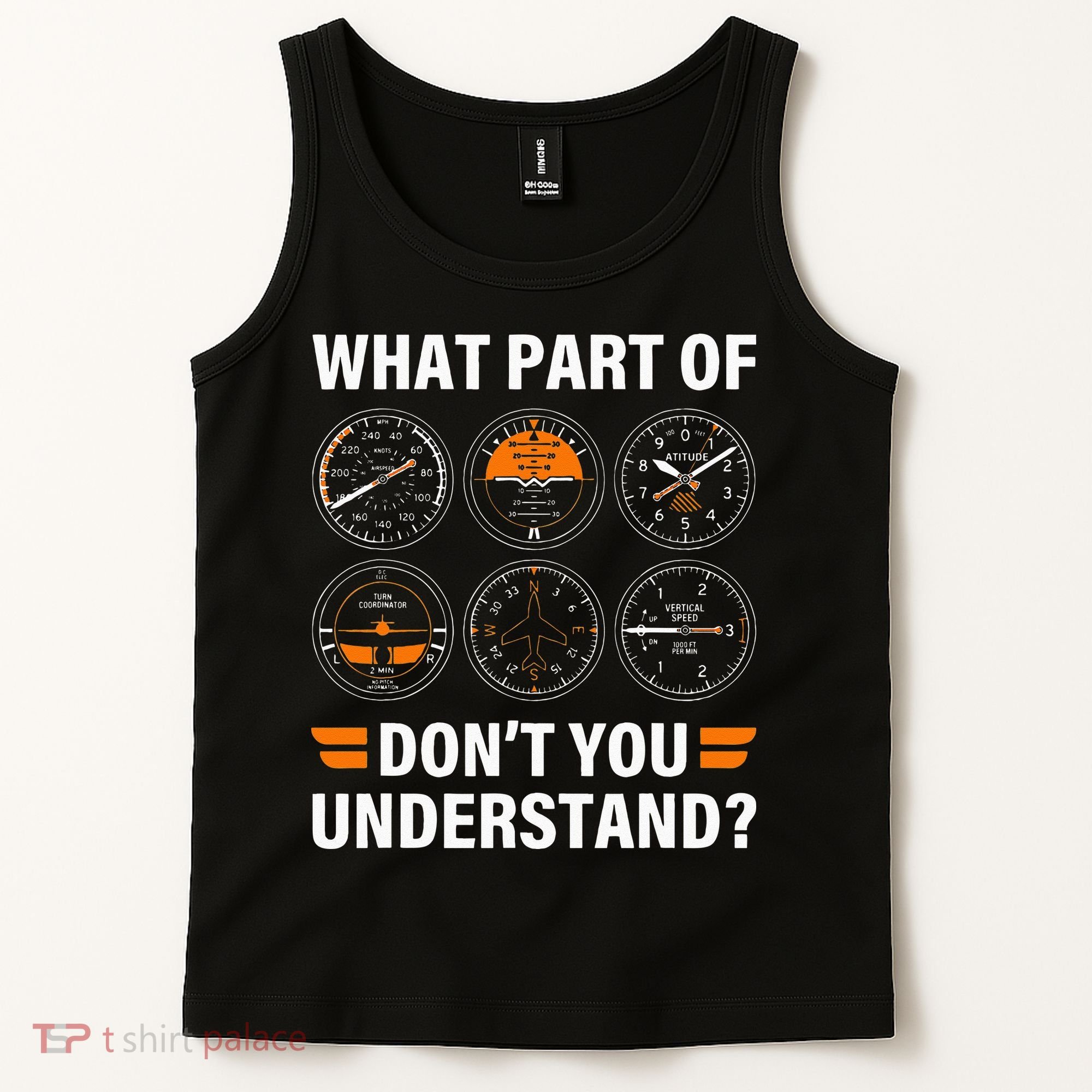 Airplane Pilot What Part Of Dont You Understand Aviation Tank Top