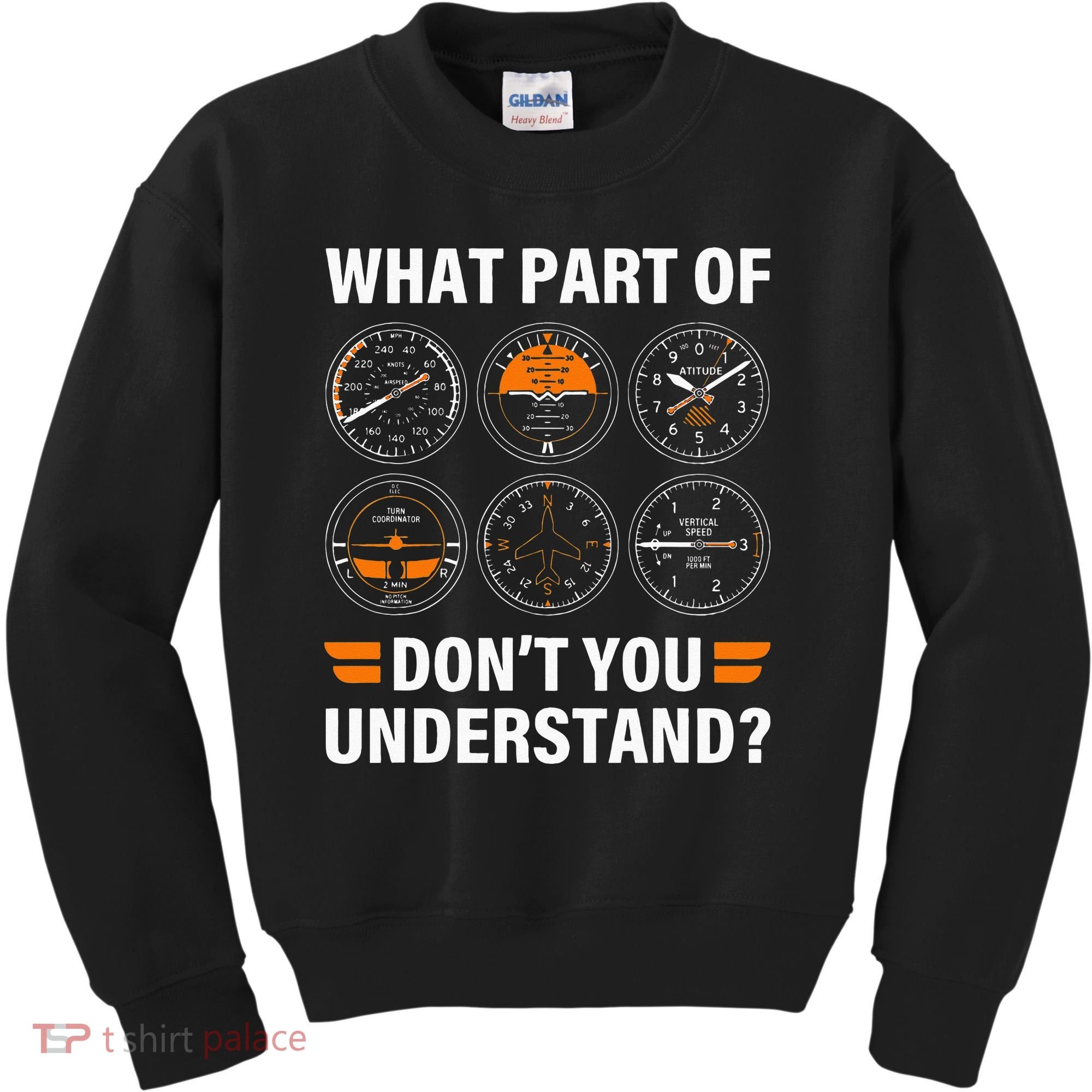 Airplane Pilot What Part Of Dont You Understand Aviation Kids Sweatshirt