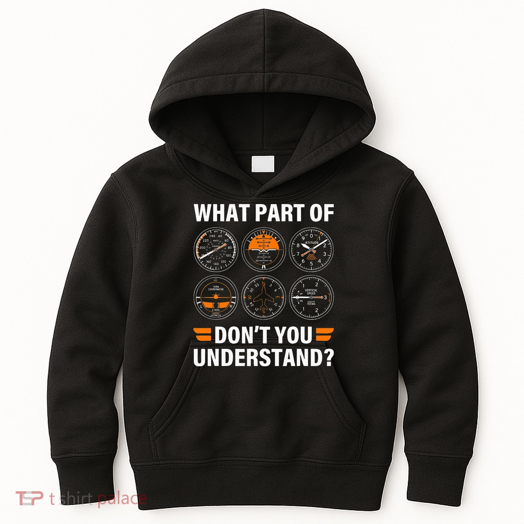 Airplane Pilot What Part Of Dont You Understand Aviation Kids Hoodie