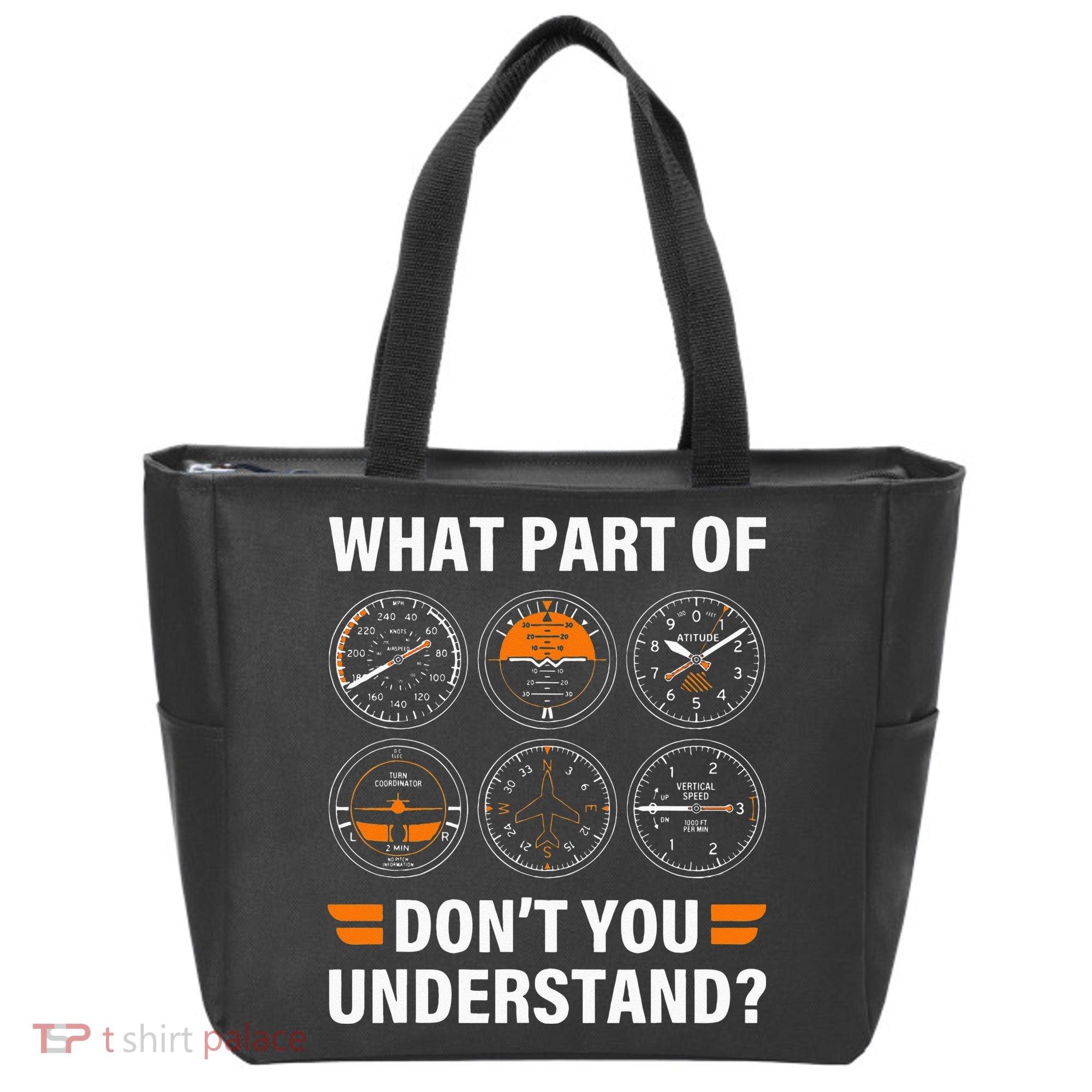 Airplane Pilot What Part Of Dont You Understand Aviation Tote Bag