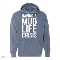 ATV Quad 4 Wheeler Mudding Mud Run Mud Crisis Comfort Colors Garment-Dyed Hooded Sweatshirt thumb 0