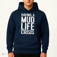 ATV Quad 4 Wheeler Mudding Mud Run Mud Crisis Hoodie thumb 2