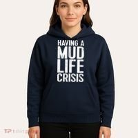 ATV Quad 4 Wheeler Mudding Mud Run Mud Crisis Hoodie thumb 5