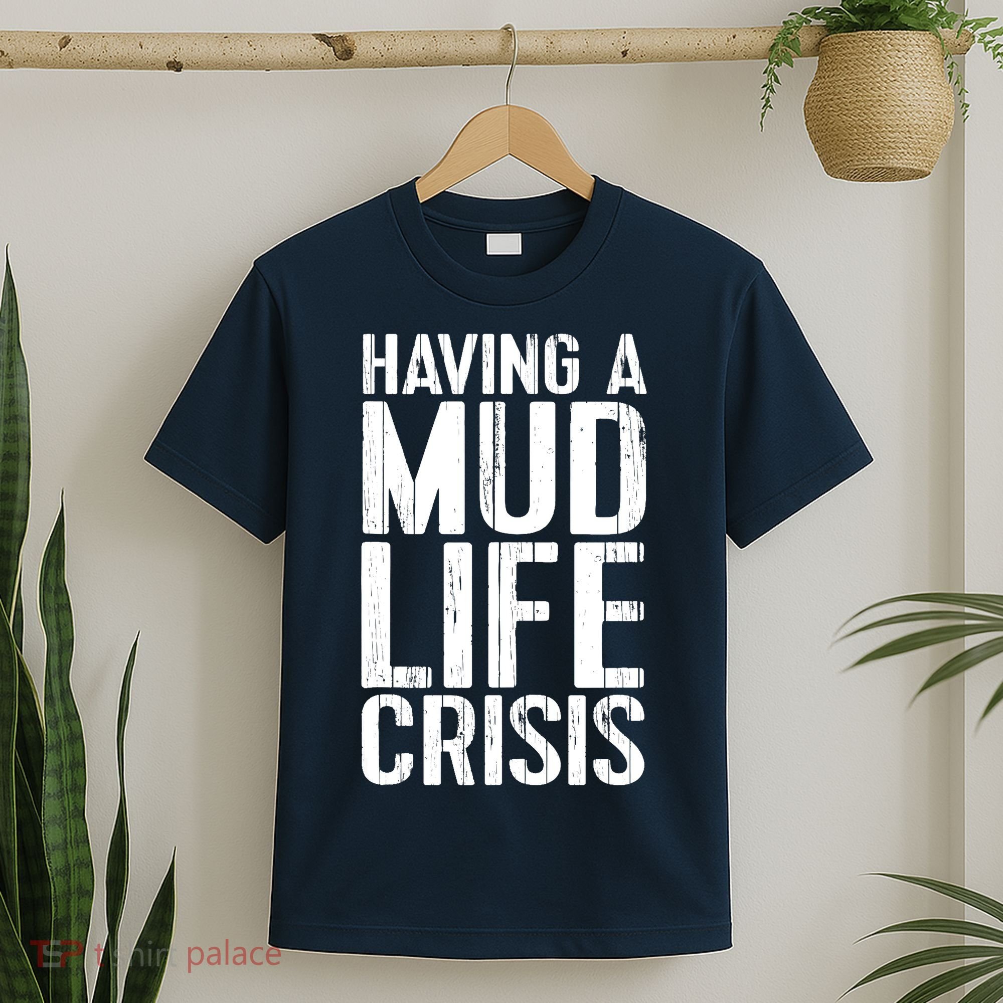 ATV Quad 4 Wheeler Mudding Mud Run Mud Crisis T-Shirt