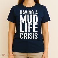 ATV Quad 4 Wheeler Mudding Mud Run Mud Crisis T-Shirt thumb 4