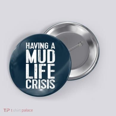 ATV Quad 4 Wheeler Mudding Mud Run Mud Crisis Button