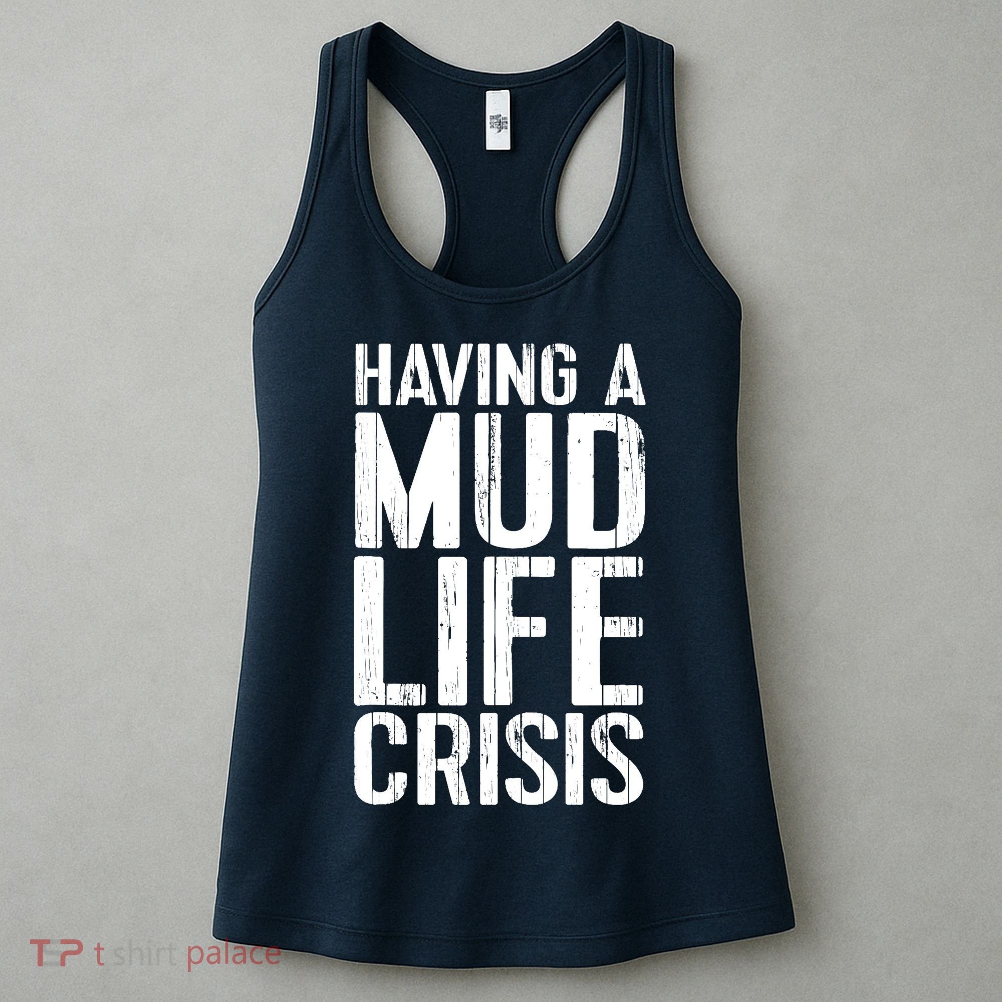ATV Quad 4 Wheeler Mudding Mud Run Mud Crisis Women's Tank Top