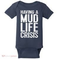 ATV Quad 4 Wheeler Mudding Mud Run Mud Crisis Baby Bodysuit thumb 0