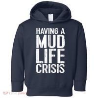 ATV Quad 4 Wheeler Mudding Mud Run Mud Crisis Toddler Hoodie thumb 0