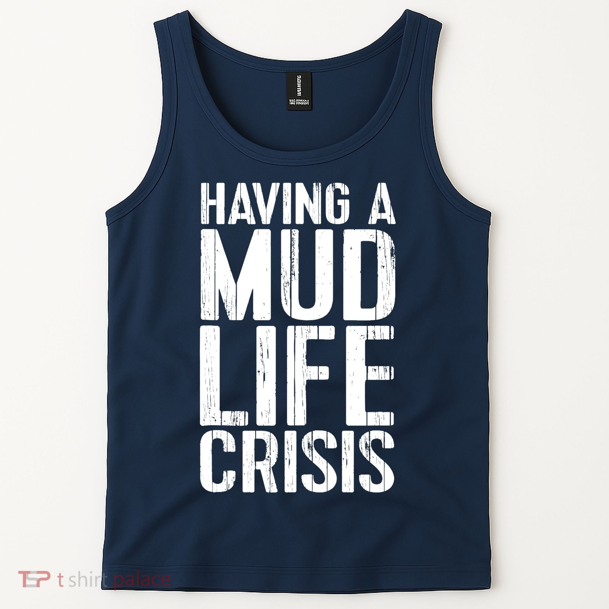 ATV Quad 4 Wheeler Mudding Mud Run Mud Crisis Tank Top
