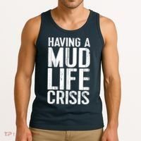 ATV Quad 4 Wheeler Mudding Mud Run Mud Crisis Tank Top thumb 3