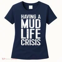 ATV Quad 4 Wheeler Mudding Mud Run Mud Crisis Women's T-Shirt thumb 0