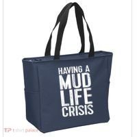 ATV Quad 4 Wheeler Mudding Mud Run Mud Crisis Tote Bag thumb 2