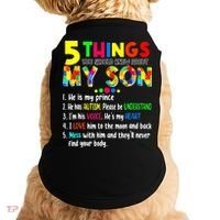 Autism quote 5 Things You Should Know About My Son Doggie Tank thumb 0
