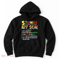 Autism quote 5 Things You Should Know About My Son Hoodie thumb 0