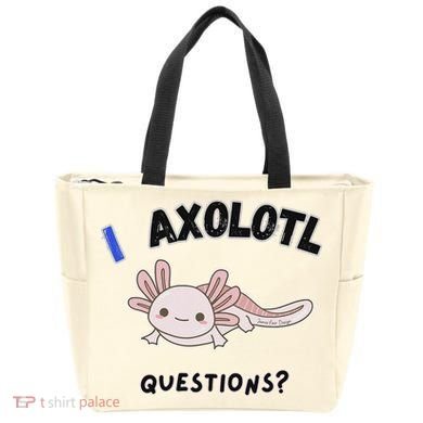 Axolotl Questions Tote Bag