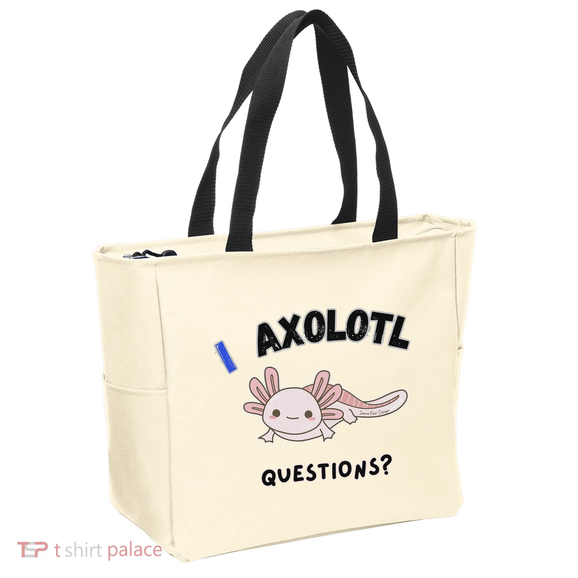 Axolotl Questions Tote Bag