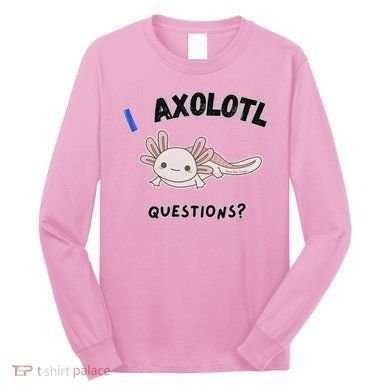 Axolotl Questions Long Sleeve Shirt