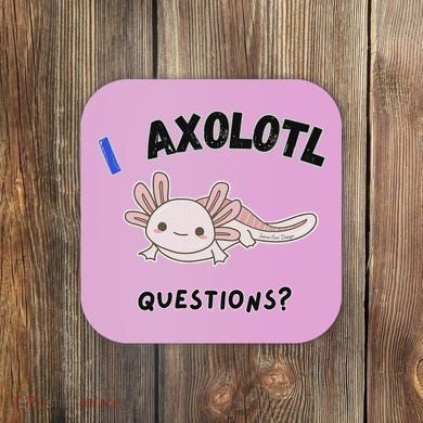 Axolotl Questions Coaster