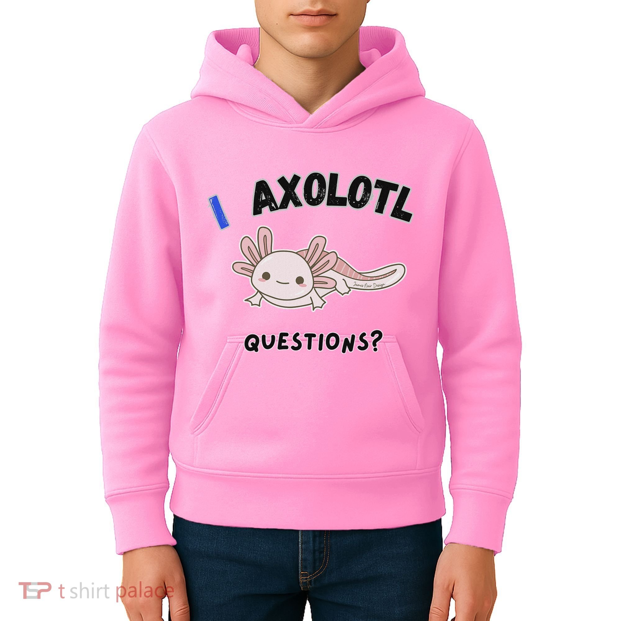 Axolotl Questions Kids Hoodie