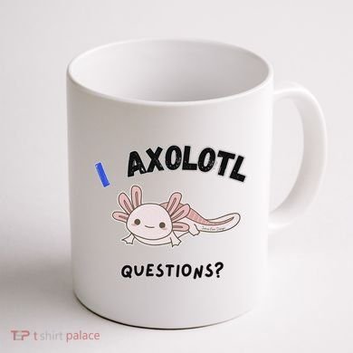 Axolotl Questions Coffee Mug back