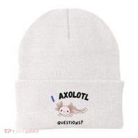 Axolotl Questions Beanie thumb 0