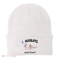 Axolotl Questions Beanie thumb 0