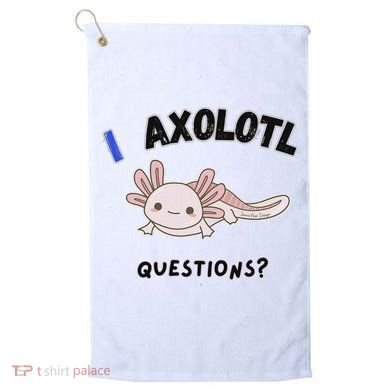 Axolotl Questions Golf Towel