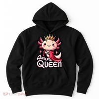 Axolotl Queen  Axolotl Lover Women Axolotl Hoodie thumb 0