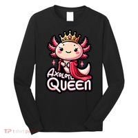 Axolotl Queen  Axolotl Lover Women Axolotl Long Sleeve Shirt thumb 0