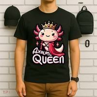 Axolotl Queen  Axolotl Lover Women Axolotl T-Shirt thumb 6