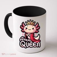 Axolotl Queen  Axolotl Lover Women Axolotl Coffee Mug thumb 0