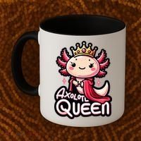 Axolotl Queen  Axolotl Lover Women Axolotl Coffee Mug thumb 2