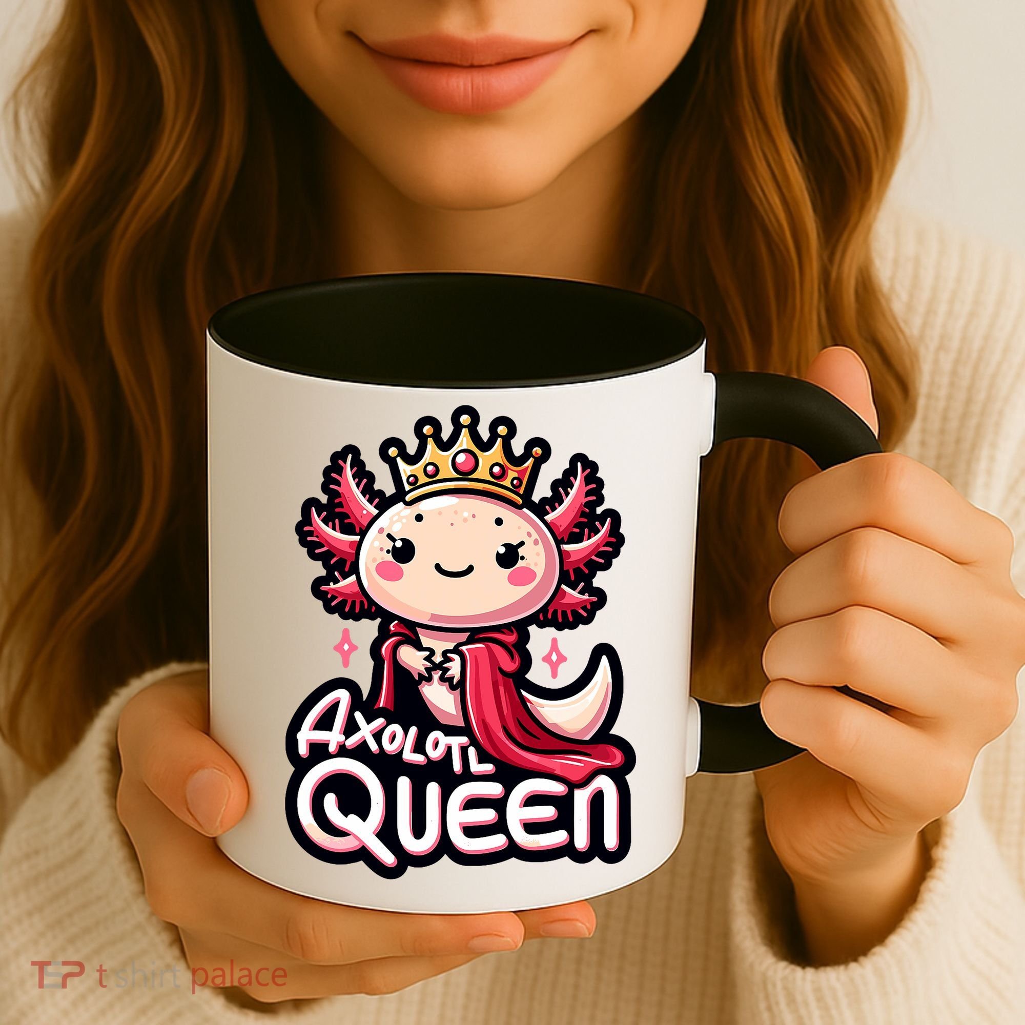 Axolotl Queen  Axolotl Lover Women Axolotl Coffee Mug