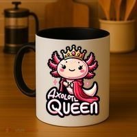 Axolotl Queen  Axolotl Lover Women Axolotl Coffee Mug thumb 4