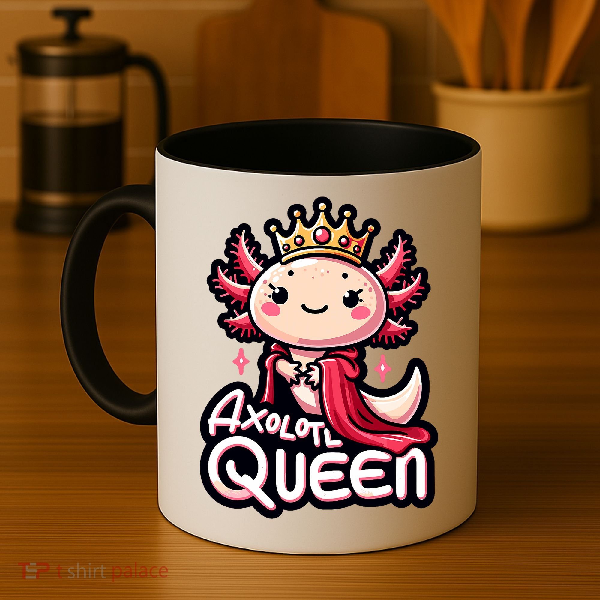 Axolotl Queen  Axolotl Lover Women Axolotl Coffee Mug