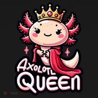 Axolotl Queen  Axolotl Lover Women Axolotl Women's Hoodie thumb 2