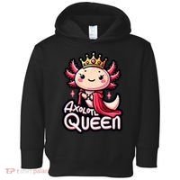Axolotl Queen  Axolotl Lover Women Axolotl Toddler Hoodie thumb 0