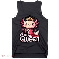 Axolotl Queen  Axolotl Lover Women Axolotl Tank Top thumb 0