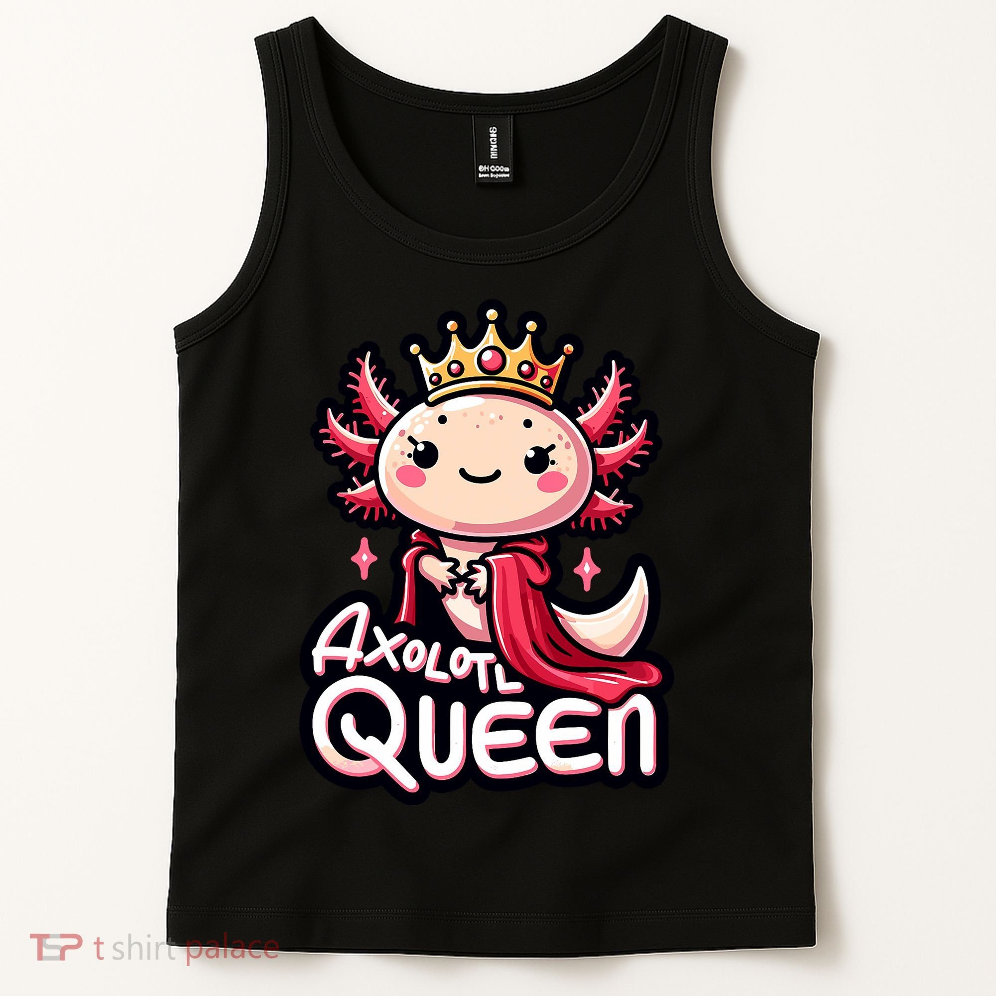 Axolotl Queen  Axolotl Lover Women Axolotl Tank Top