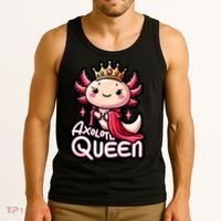 Axolotl Queen  Axolotl Lover Women Axolotl Tank Top thumb 3